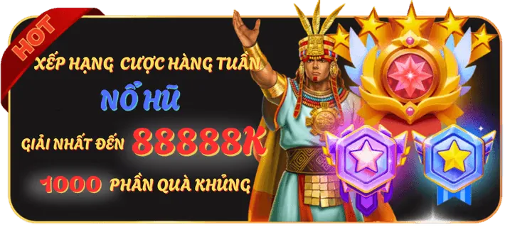 Biểu ngữ khuyến mãi và ưu đãi đặc biệt tại hu889
