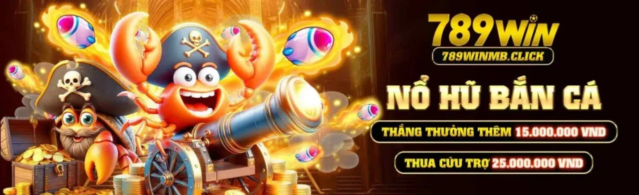 Hình ảnh chính trang Blog hu889 với các biểu tượng trò chơi và màu xanh vàng
